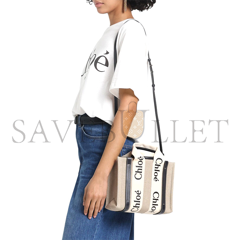 Ch10É woody small canvas tote chc22as397 (26.5*20*8cm)